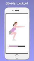 Squats Workout Affiche
