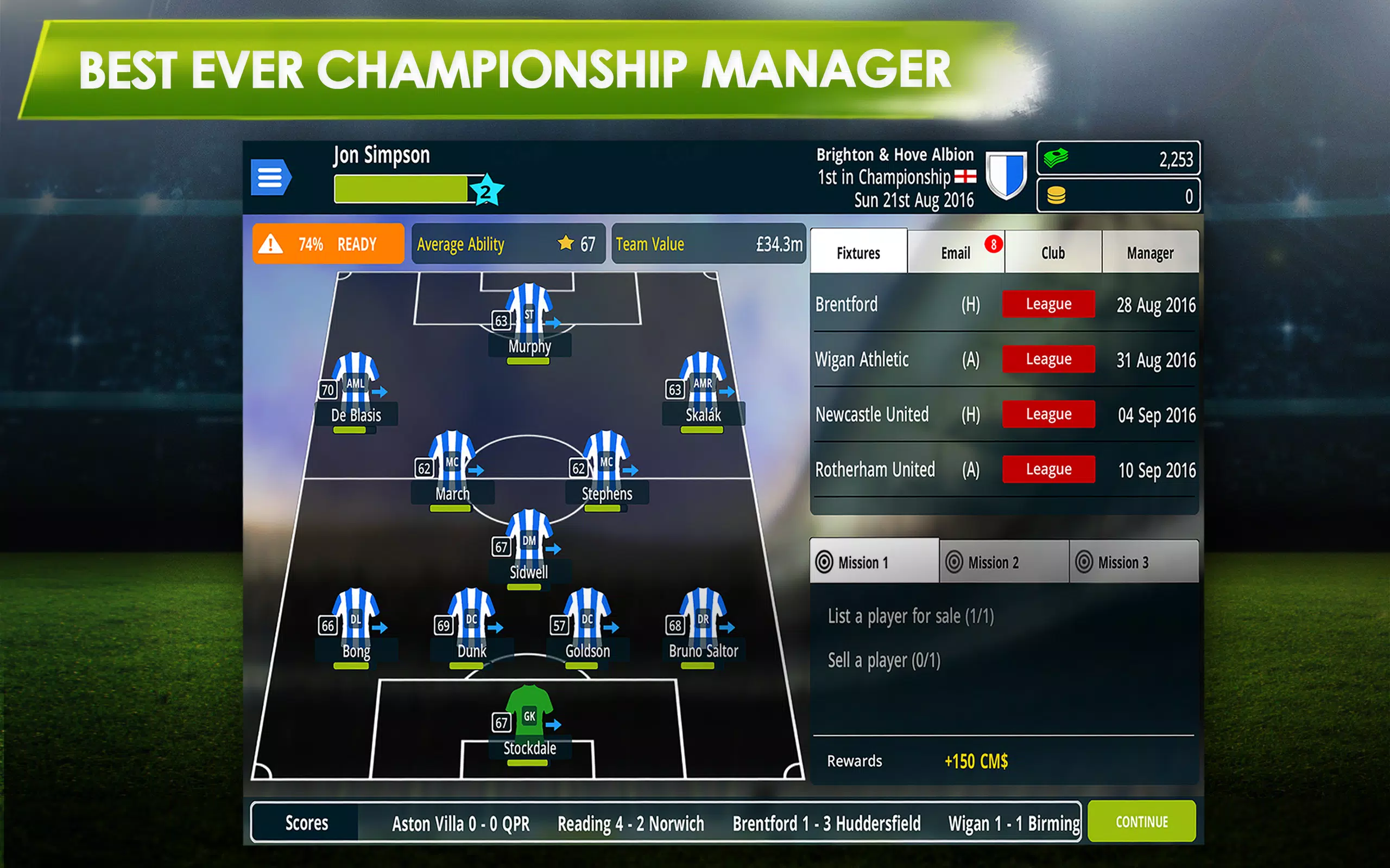 Download do APK de Championship Manager 17 para Android