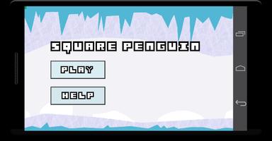 پوستر Square Penguin