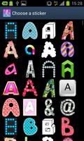 500 alphabet stickers syot layar 2