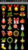 100 Christmas Stickers الملصق