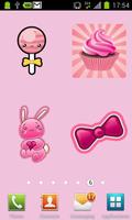 Poster 100 Cute Girly Stickers