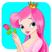 100 princess stickers icon