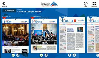 Kiosque Campus France capture d'écran 2