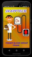 Finger Blood Group Prank Affiche