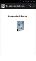 Blogging Cash Course Affiche