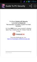 Guide to PC Security capture d'écran 1
