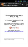 Price Your Product or Service Ekran Görüntüsü 1
