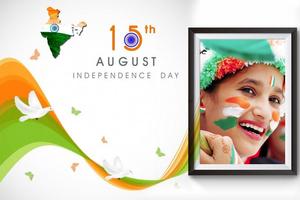 Indian Flag Photo Frame - 15 August 2017 capture d'écran 3