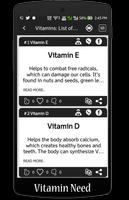 Vitamins Need : विटामिन की जरुरत screenshot 3