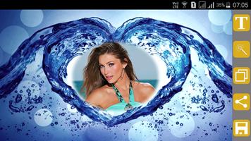 Water Photo Frames Cartaz