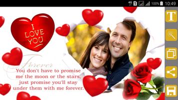 I Love You Photo Frames Plakat