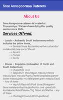 Sree Annapoornaa Caterers 截图 2