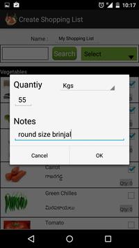 grocery shopping list maker