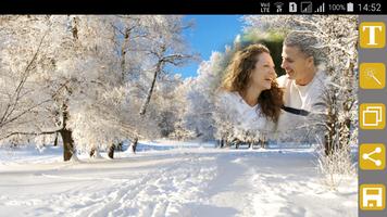 Snowfall Photo Frames скриншот 1