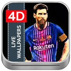 4D Messi Live Wallpapers आइकन