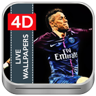 4D Neymar Live Wallpapers आइकन