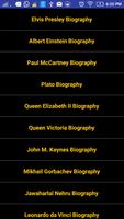 Famous Biographies 2 الملصق