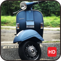 Nieuwe Vespa-achtergrond