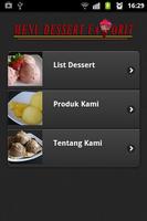 Menu Dessert Favorit الملصق