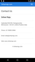 SrihariRaju.com Mobile App 3v captura de pantalla 3