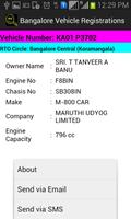 Bangalore Registered Vehicles captura de pantalla 1