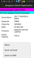 Bangalore Registered Vehicles स्क्रीनशॉट 1