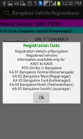Bangalore Registered Vehicles স্ক্রিনশট 2