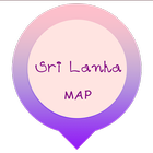 Sri Lanka world map icône