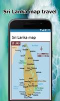 Sri Lanka world map Affiche