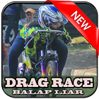 Drag Race Balap Liar Motor biểu tượng