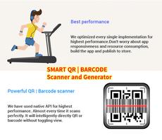 Smart QR and Barcode Scanner and Generator - Free screenshot 1