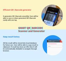 Smart QR and Barcode Scanner and Generator - Free ภาพหน้าจอ 2