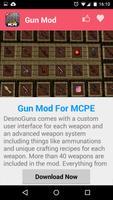 GUN MOD Pour MCPE capture d'écran 1