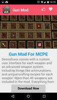 GUN MOD For MCPE स्क्रीनशॉट 1