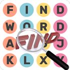 Word search puzzle country-icoon