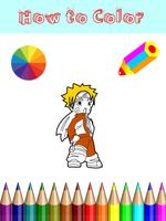 Coloring Manga Game For Kids screenshot 3