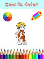Coloring Manga Game For Kids скриншот 3