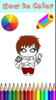 Coloring Manga Game For Kids постер