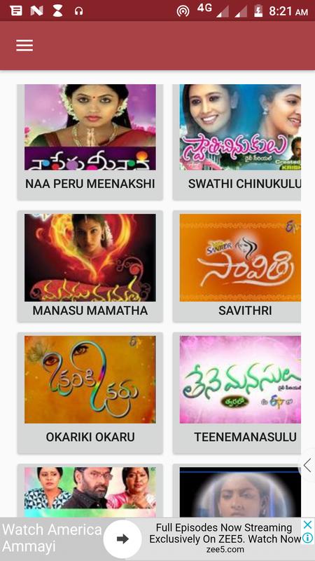 Telugu Tv Serials Online Free