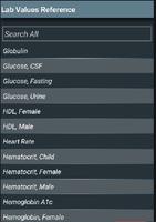 Lab Values Reference Ekran Görüntüsü 1