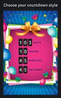 Birthday Countdown تصوير الشاشة 2