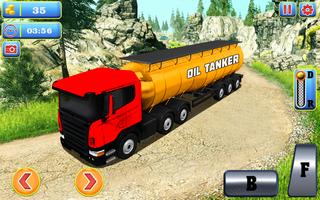 Oil Truck Loader Off road Transport Affiche