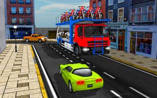 Cargo Truck Bike Car Transporter screenshot 1