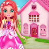 Con gái Búp bê nhà ở Trang trí Mơ tưởng Nhà Trò biểu tượng