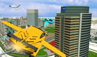 Flying Car Rescue Simulator 3D Affiche