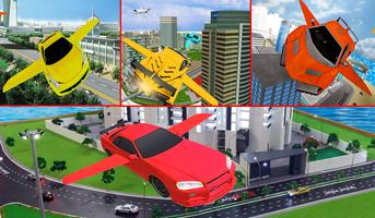 Flying Car Rescue Simulator 3D capture d'écran 3