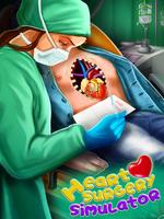 Corazón Cirugía Doctor ER hospital Simulador Poster