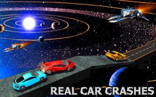 Impossible Car Space Track Race capture d'écran 2