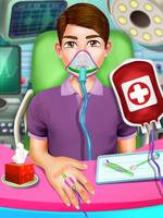 Máu Kiểm tra Chích thuốc ER Bác sĩ Bệnh viện Giả l ảnh chụp màn hình 1